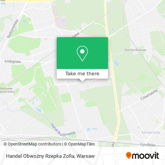 Handel Obwoźny Rzepka Zofia map