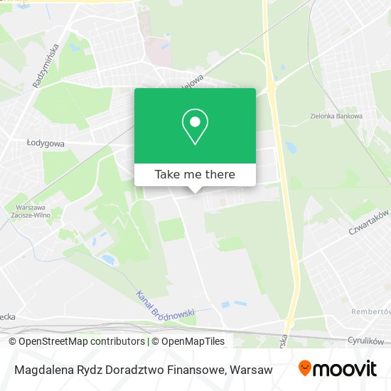 Magdalena Rydz Doradztwo Finansowe map