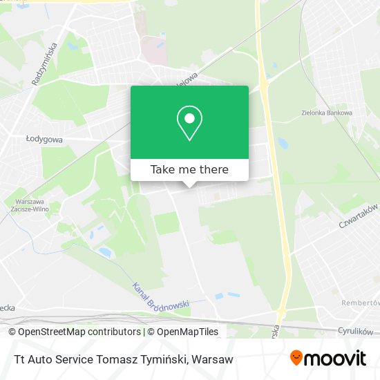 Tt Auto Service Tomasz Tymiński map