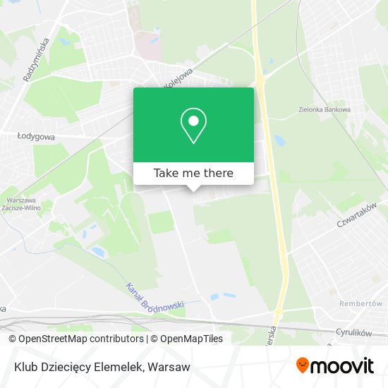 Klub Dziecięcy Elemelek map