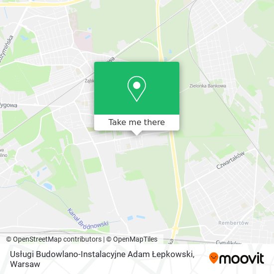 Usługi Budowlano-Instalacyjne Adam Łepkowski map