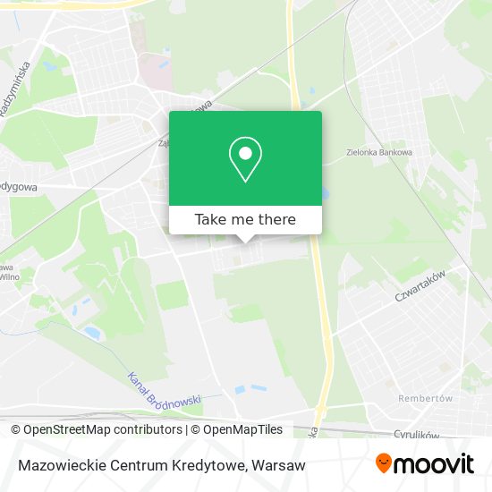 Карта Mazowieckie Centrum Kredytowe