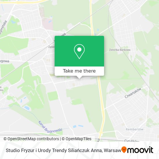 Studio Fryzur i Urody Trendy Siliańczuk Anna map