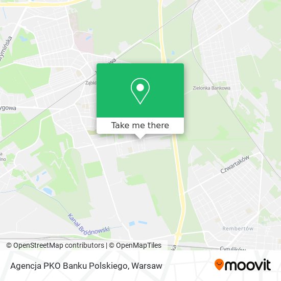 Agencja PKO Banku Polskiego map