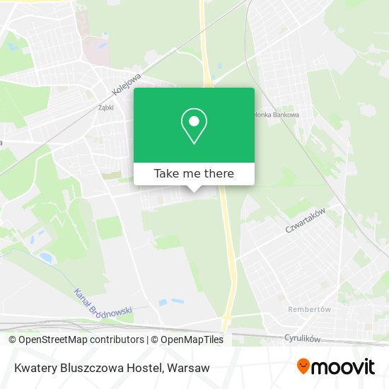 Kwatery Bluszczowa Hostel map