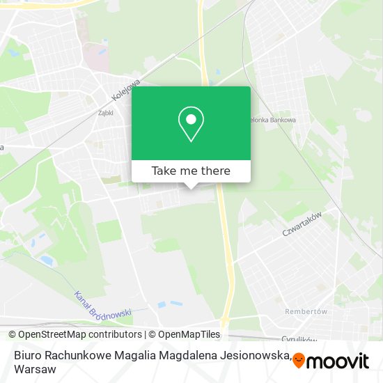 Biuro Rachunkowe Magalia Magdalena Jesionowska map