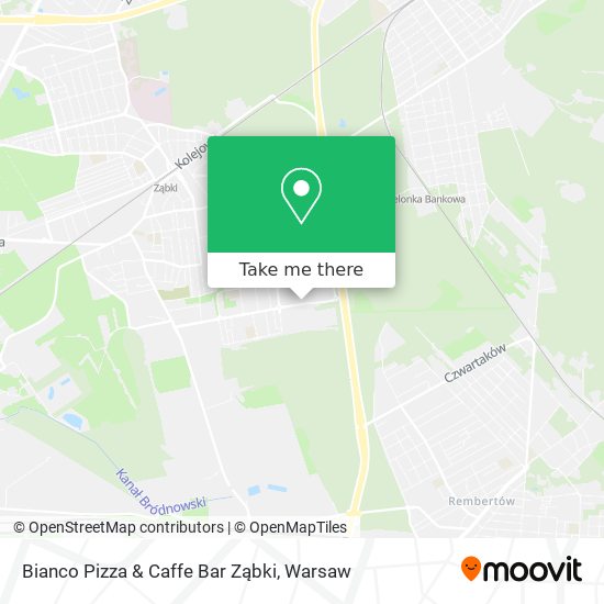 Bianco Pizza & Caffe Bar Ząbki map