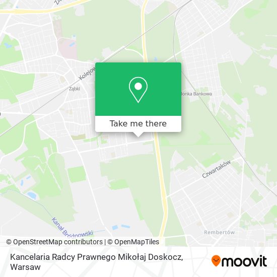 Kancelaria Radcy Prawnego Mikołaj Doskocz map