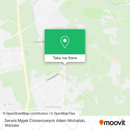 Serwis Myjek Ciśnieniowych Adam Michalski map