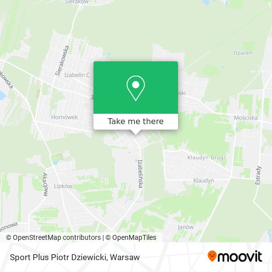 Sport Plus Piotr Dziewicki map