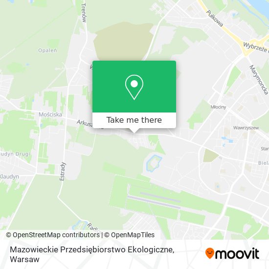 Mazowieckie Przedsiębiorstwo Ekologiczne map