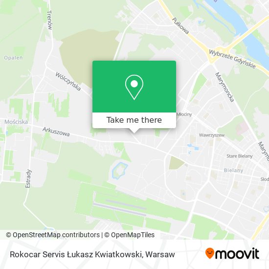 Rokocar Servis Łukasz Kwiatkowski map