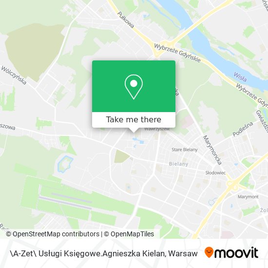 \A-Zet\ Usługi Księgowe.Agnieszka Kielan map