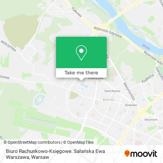 Biuro Rachunkowo-Księgowe. Sałańska Ewa Warszawa map