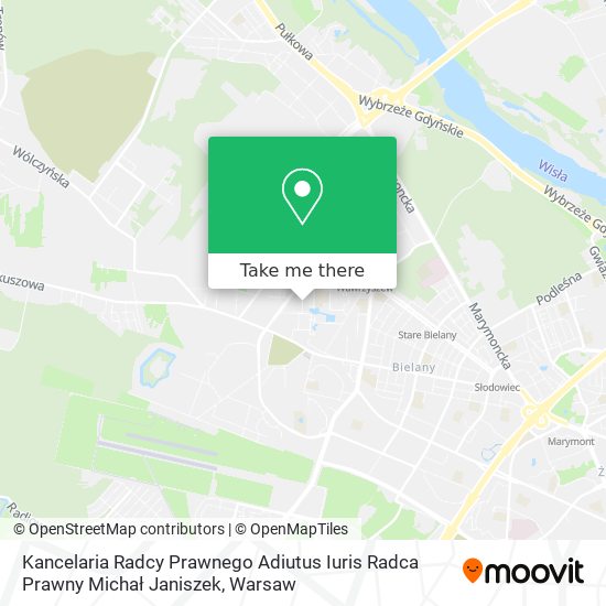 Kancelaria Radcy Prawnego Adiutus Iuris Radca Prawny Michał Janiszek map