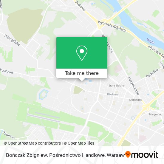 Bończak Zbigniew. Pośrednictwo Handlowe map