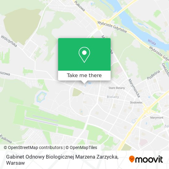 Gabinet Odnowy Biologicznej Marzena Zarzycka map