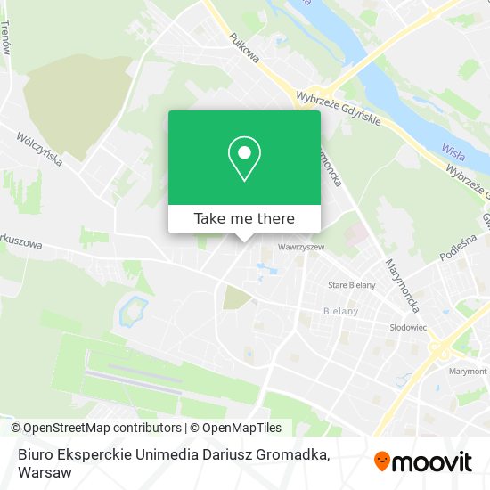 Biuro Eksperckie Unimedia Dariusz Gromadka map