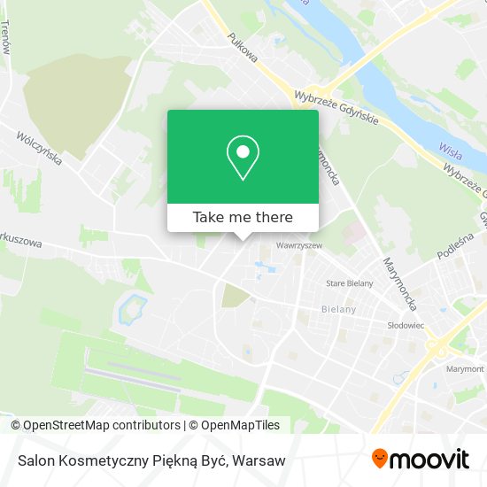 Карта Salon Kosmetyczny Piękną Być