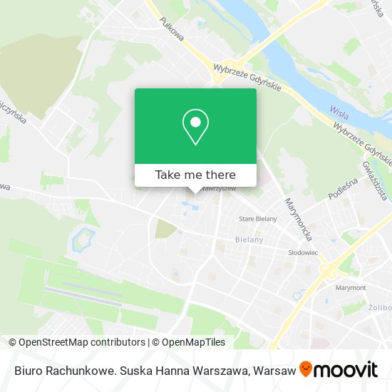 Biuro Rachunkowe. Suska Hanna Warszawa map