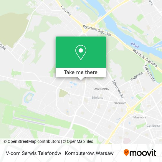 V-com Serwis Telefonów i Komputerów map