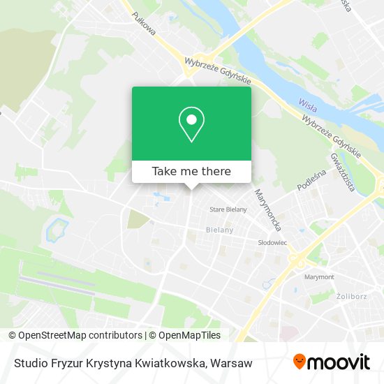 Studio Fryzur Krystyna Kwiatkowska map