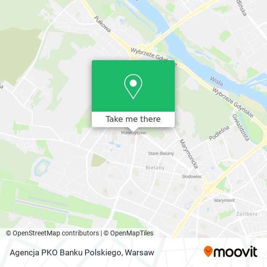 Agencja PKO Banku Polskiego map