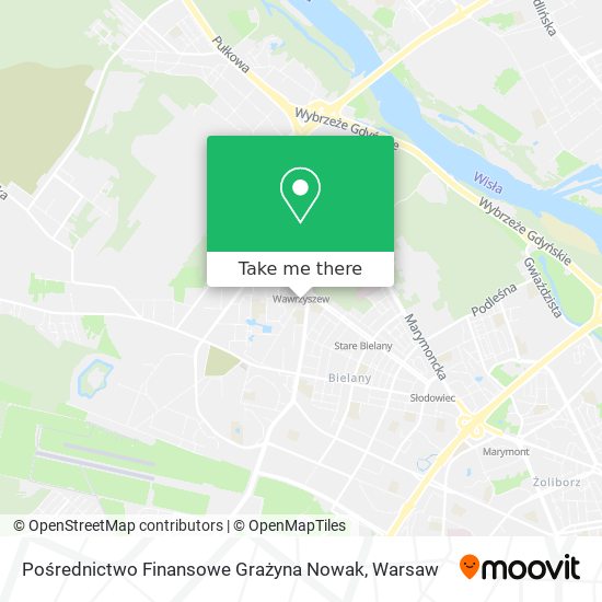 Pośrednictwo Finansowe Grażyna Nowak map