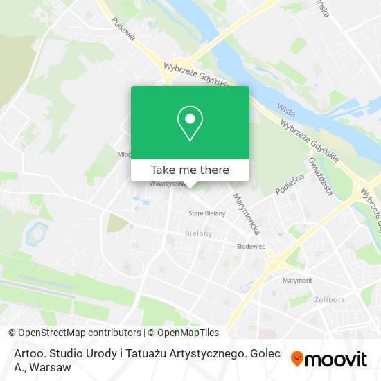 Artoo. Studio Urody i Tatuażu Artystycznego. Golec A. map