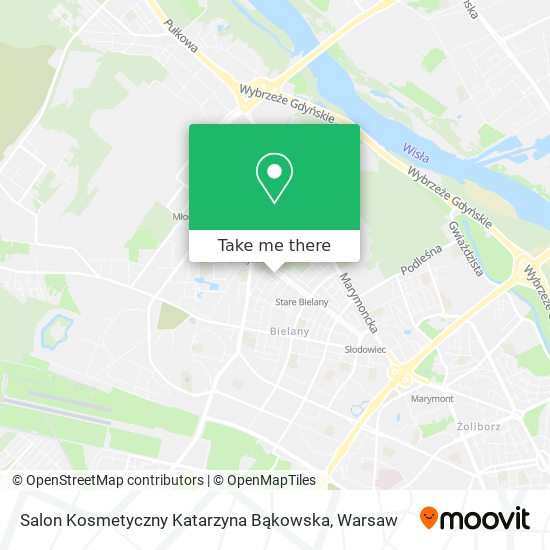 Карта Salon Kosmetyczny Katarzyna Bąkowska