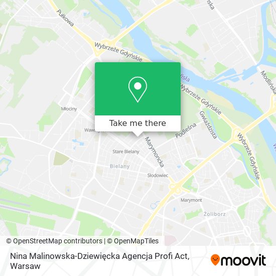 Nina Malinowska-Dziewięcka Agencja Profi Act map