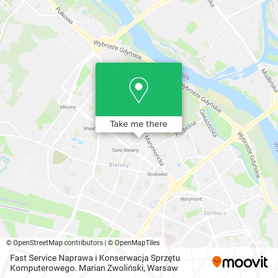 Fast Service Naprawa i Konserwacja Sprzętu Komputerowego. Marian Zwoliński map