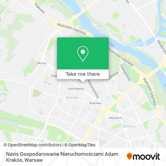 Navis Gospodarowanie Nieruchomościami Adam Krakós map