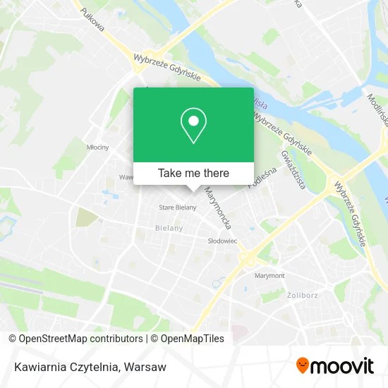 Kawiarnia Czytelnia map