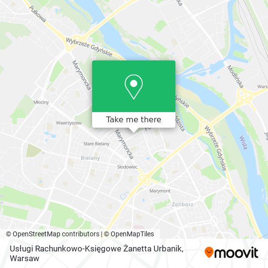 Usługi Rachunkowo-Księgowe Żanetta Urbanik map