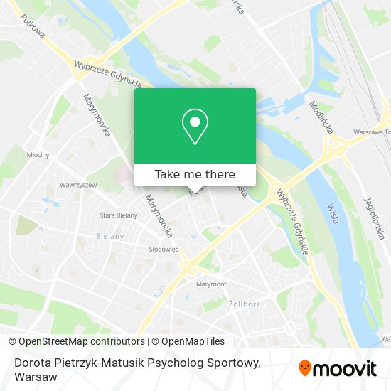 Dorota Pietrzyk-Matusik Psycholog Sportowy map