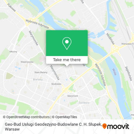 Карта Geo-Bud Usługi Geodezyjno-Budowlane C. H. Słupek