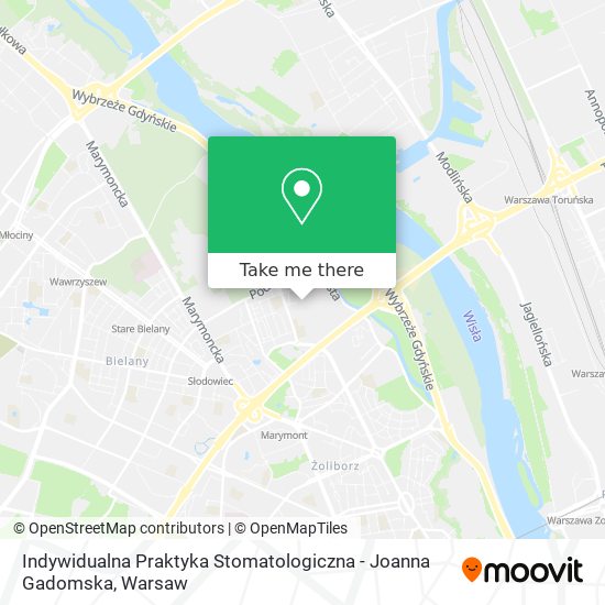 Indywidualna Praktyka Stomatologiczna - Joanna Gadomska map