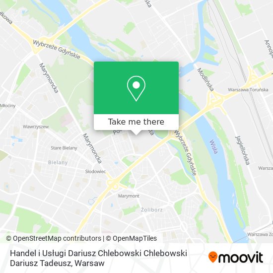 Handel i Usługi Dariusz Chlebowski Chlebowski Dariusz Tadeusz map