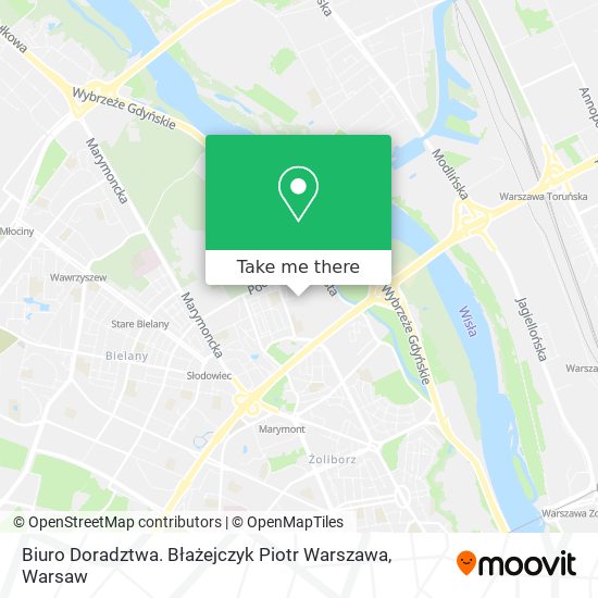 Biuro Doradztwa. Błażejczyk Piotr Warszawa map