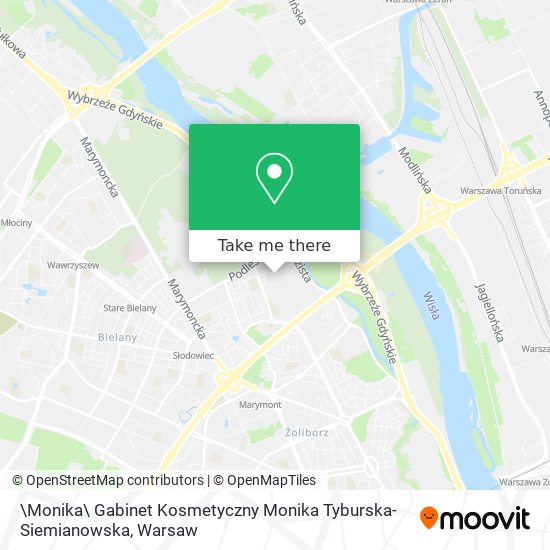 \Monika\ Gabinet Kosmetyczny Monika Tyburska-Siemianowska map