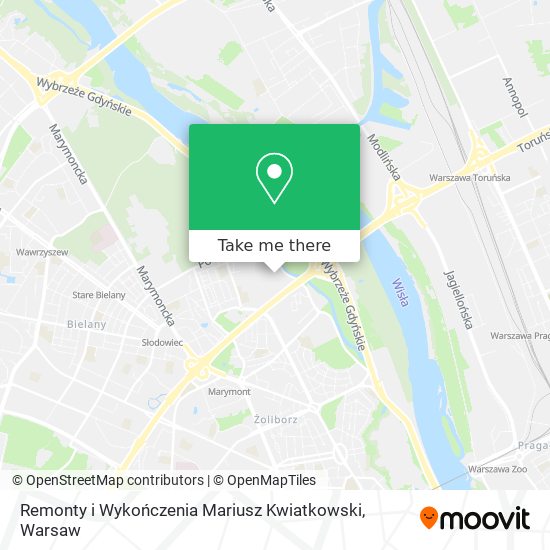 Remonty i Wykończenia Mariusz Kwiatkowski map