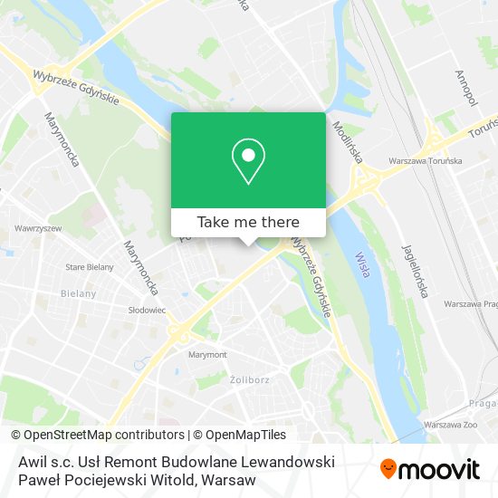 Awil s.c. Usł Remont Budowlane Lewandowski Paweł Pociejewski Witold map