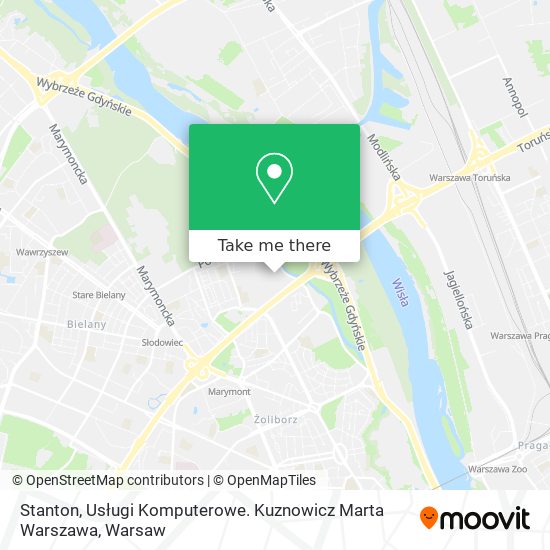 Stanton, Usługi Komputerowe. Kuznowicz Marta Warszawa map