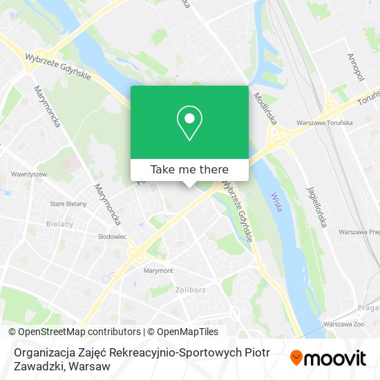 Organizacja Zajęć Rekreacyjnio-Sportowych Piotr Zawadzki map