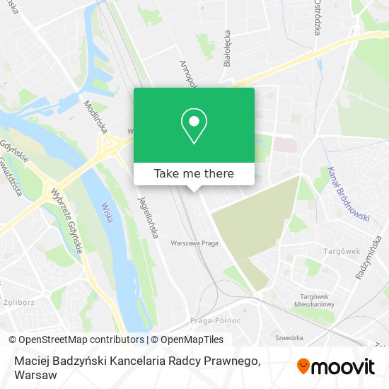 Maciej Badzyński Kancelaria Radcy Prawnego map