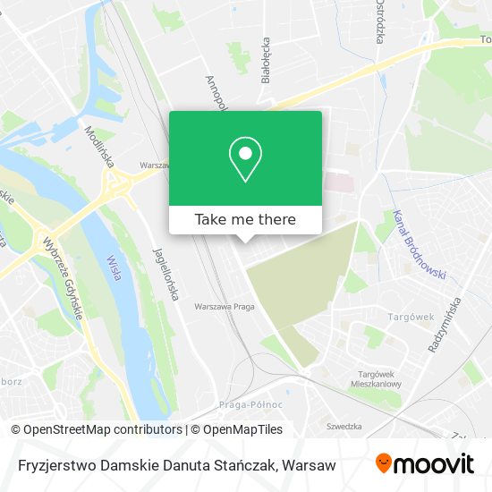 Fryzjerstwo Damskie Danuta Stańczak map