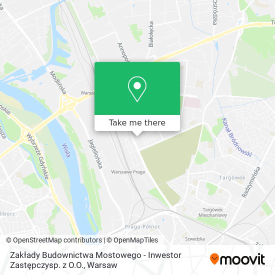 Zakłady Budownictwa Mostowego - Inwestor Zastępczysp. z O.O. map