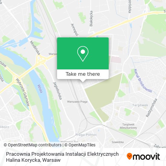 Pracownia Projektowania Instalacji Elektrycznych Halina Korycka map