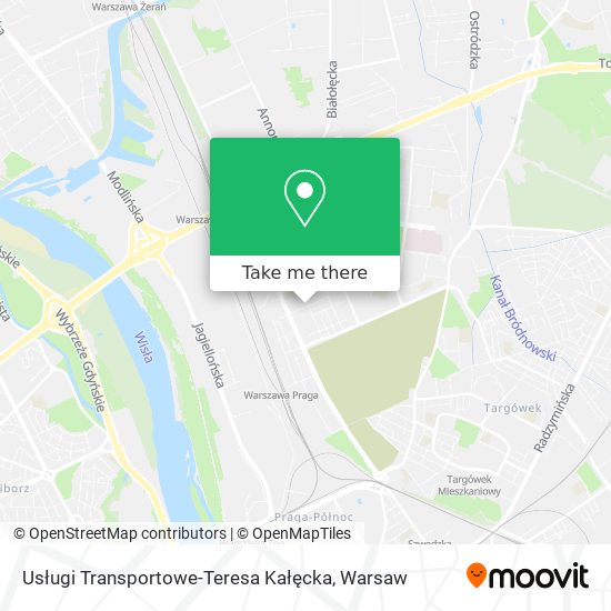 Usługi Transportowe-Teresa Kałęcka map